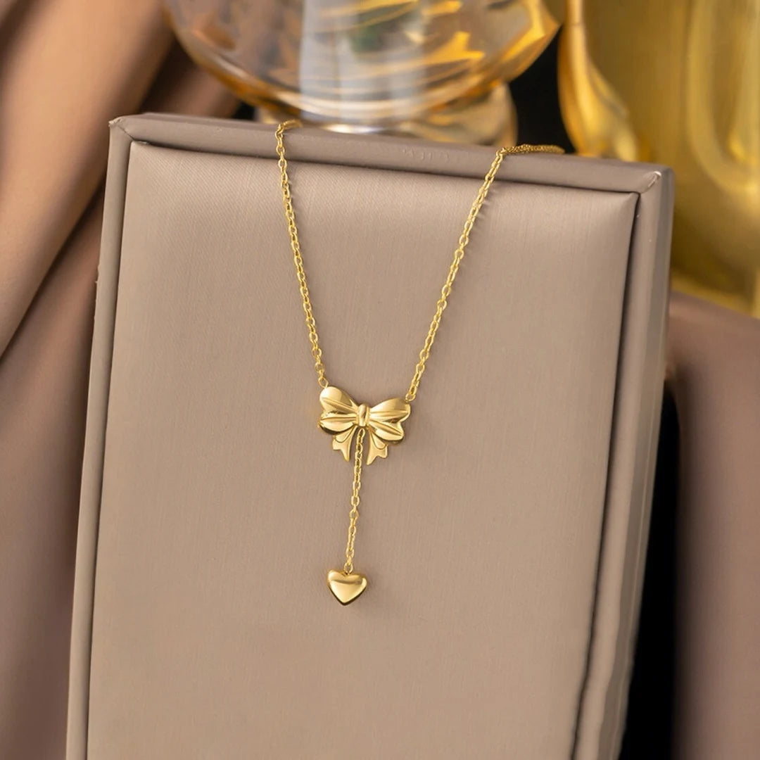 Elegant Bow Pendant