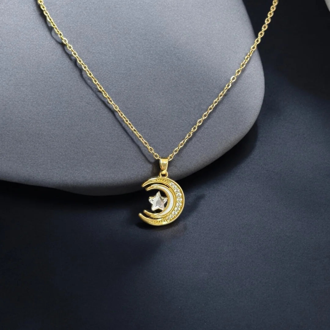 Celestial Dreams Moon Pendant