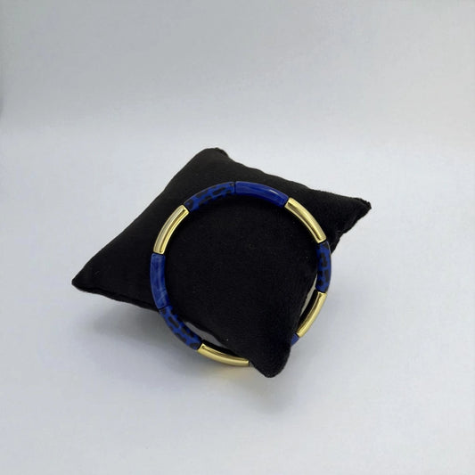 18KT Gold Plated Royal Rush Acrylic Resin Bangle