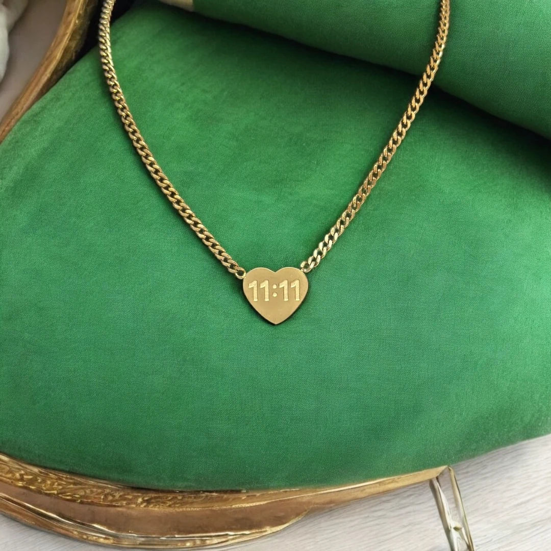 11:11 Wishmaker Heart Necklace