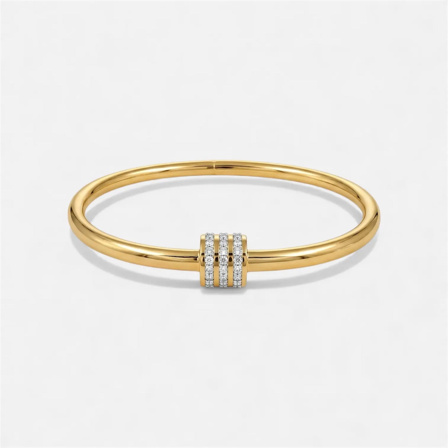 Luxe Cylinder Shine Bangle
