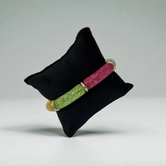 18KT Gold Plated Summer Fizz Resin Bracelet