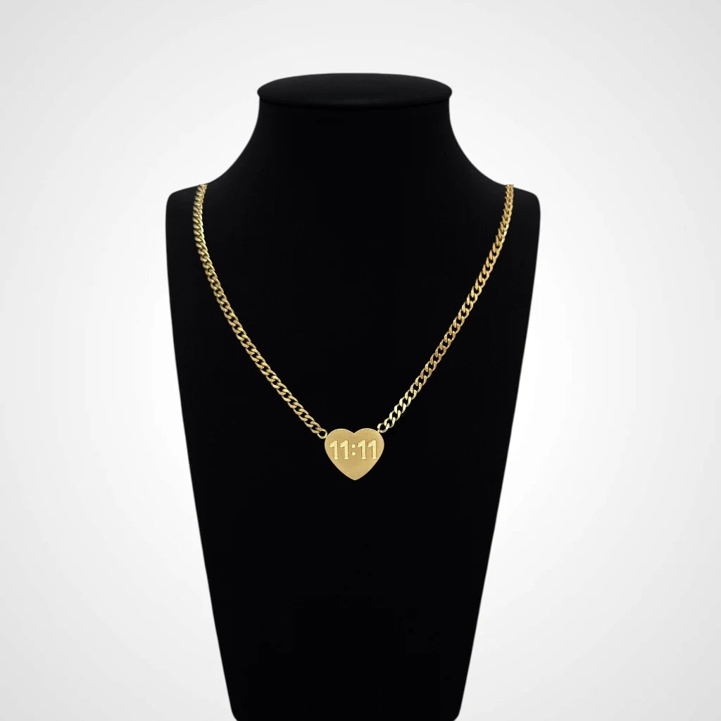 11:11 Wishmaker Heart Necklace