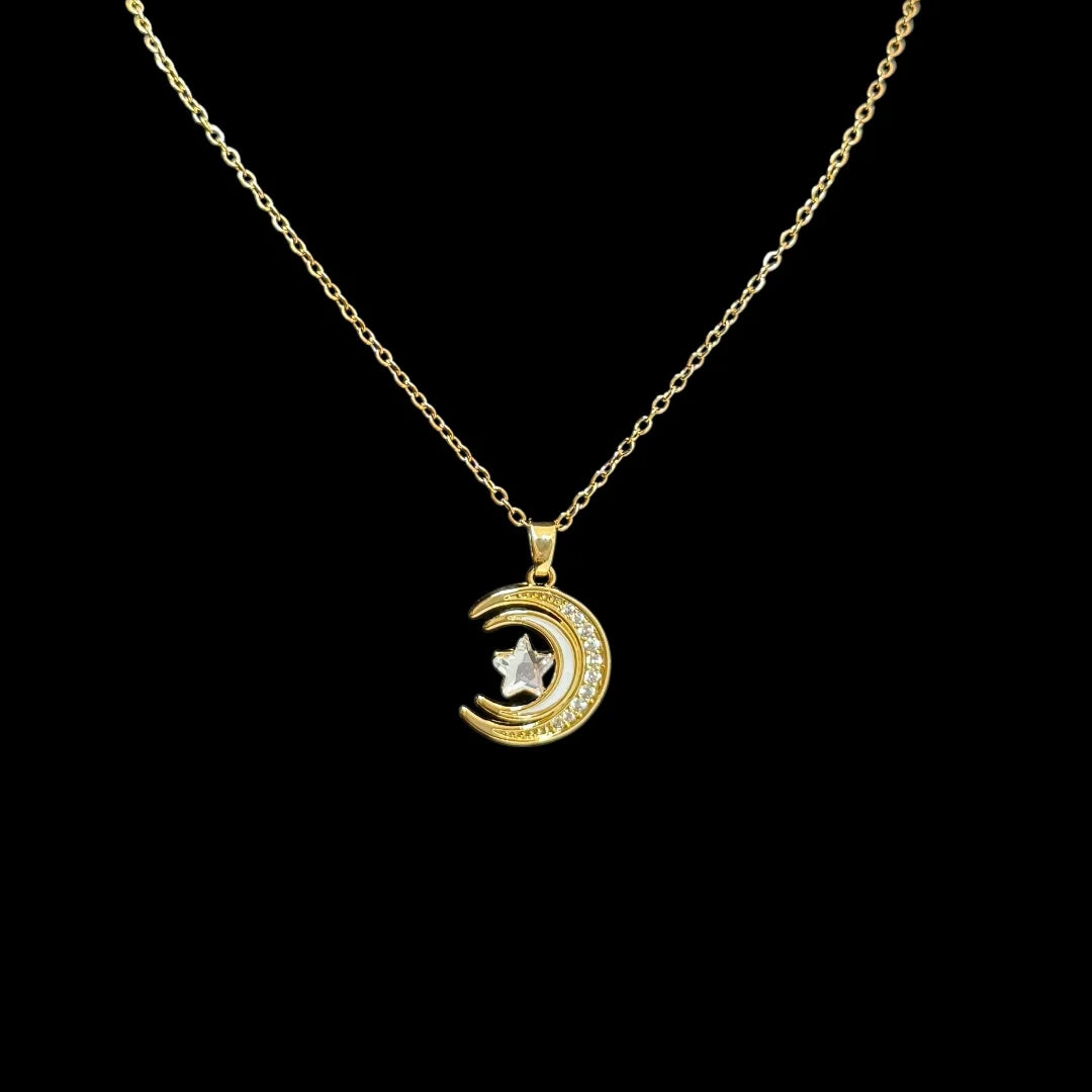 Celestial Dreams Moon Pendant
