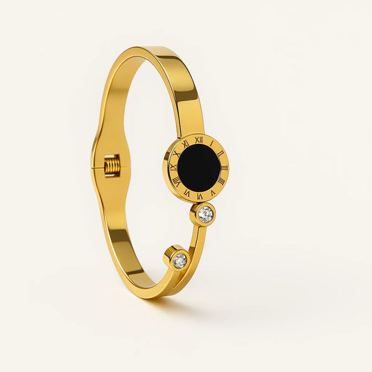 Timeless Glam Black Dial Bracelet
