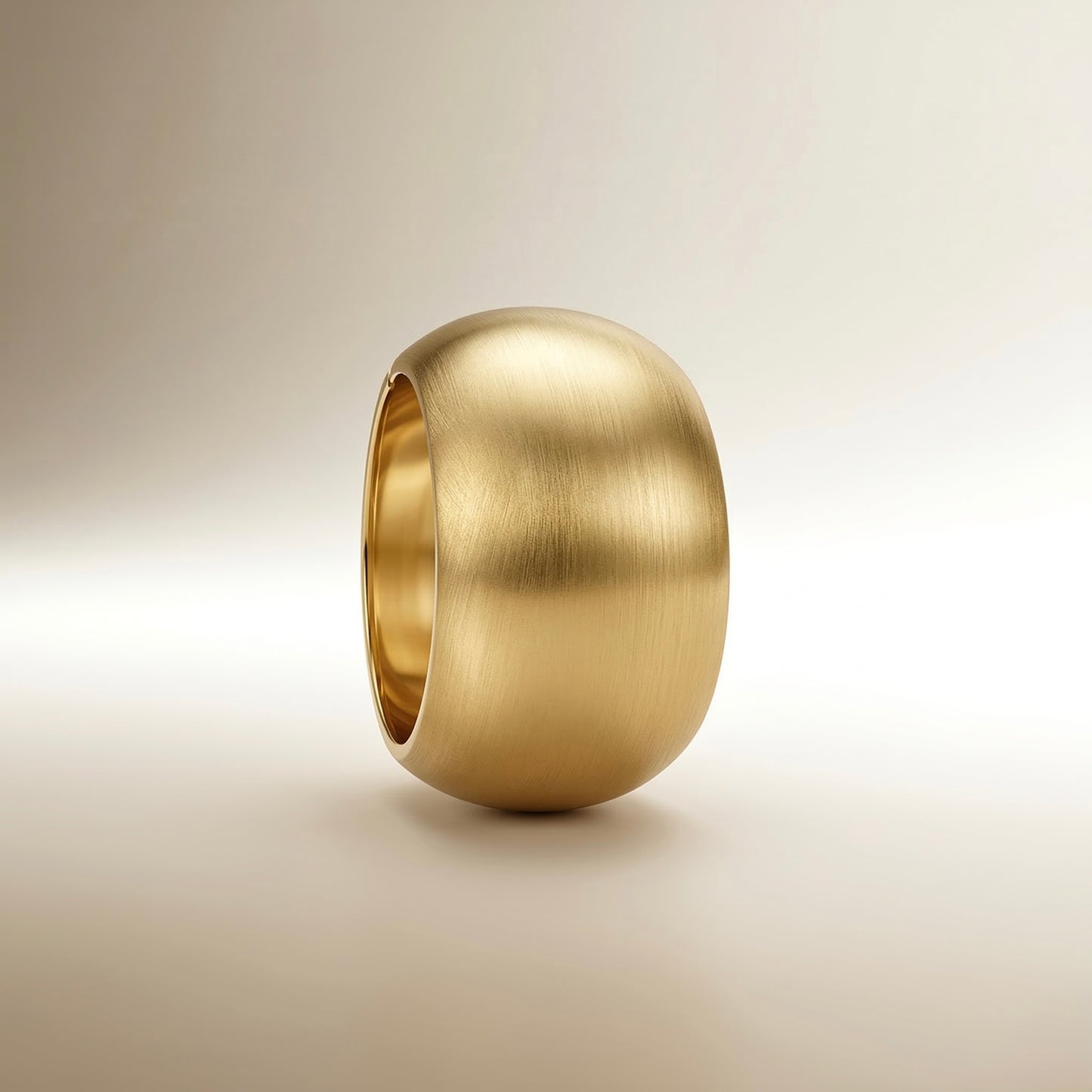 18KT Gold Plated Bold Matte Luxe Cuff