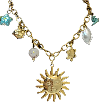 Ocean Whispers Charm Necklace