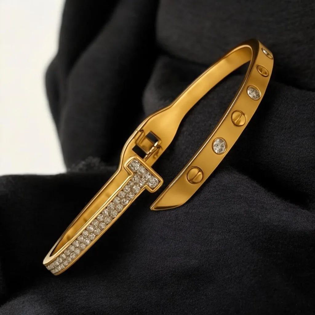 T-Lock Crystal Luxe Bracelet