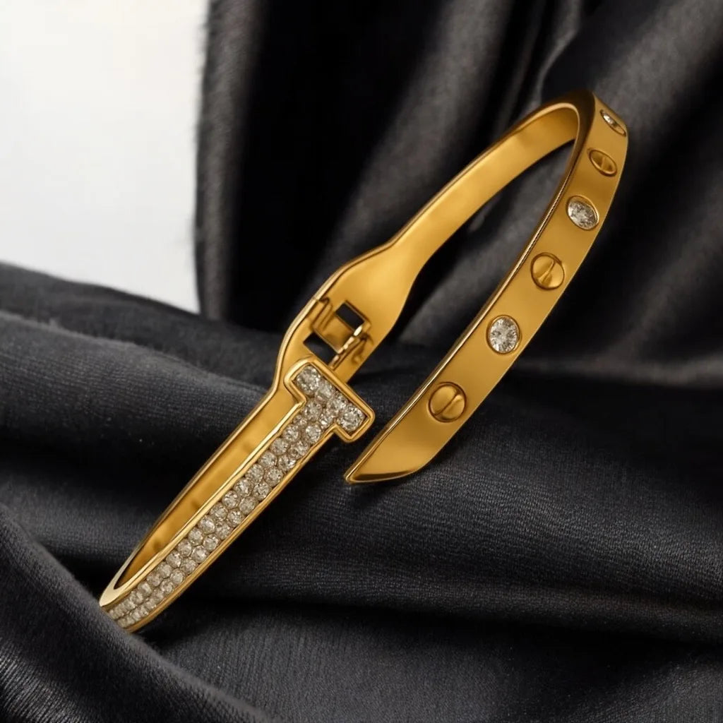 T-Lock Crystal Luxe Bracelet