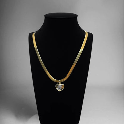 Bold Heart Luxe Pendant Necklace