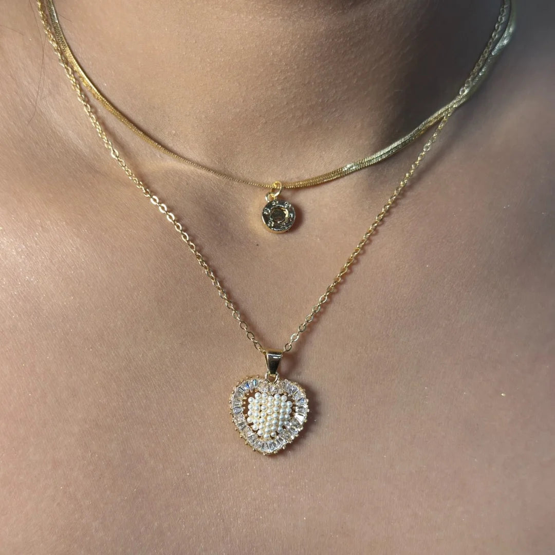 Heart of Royalty Layered Necklace