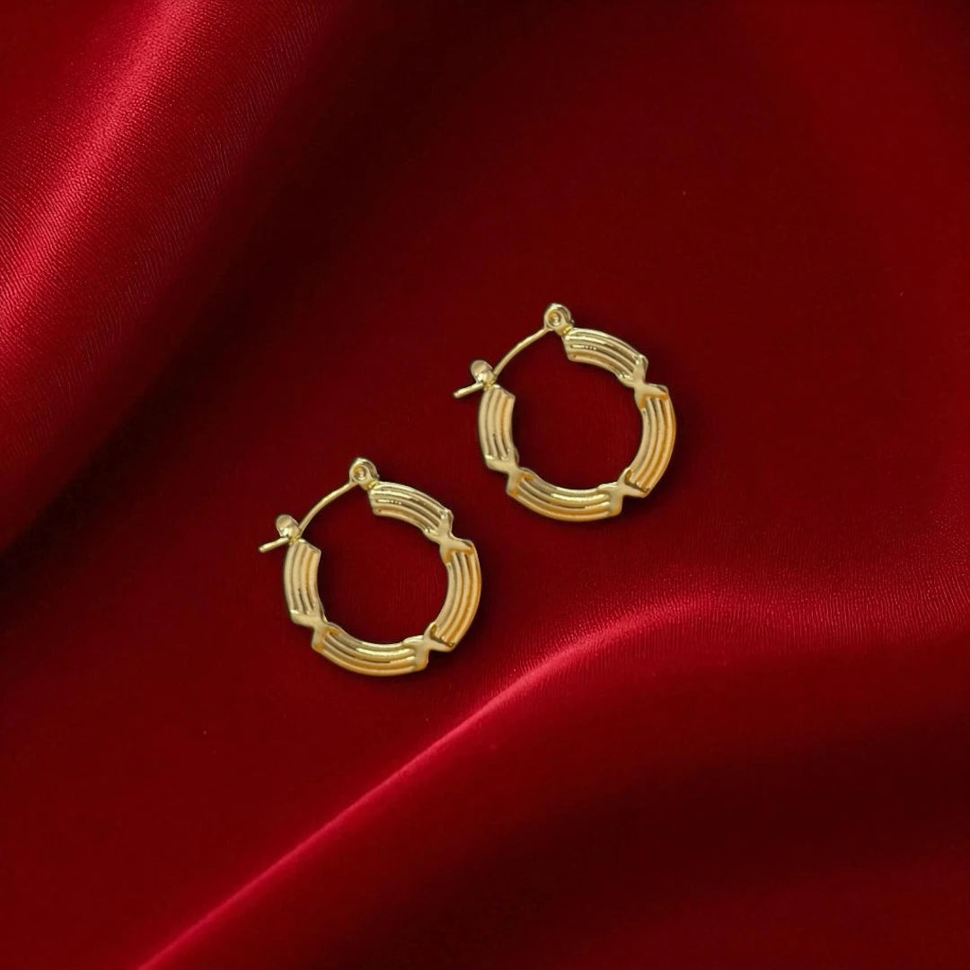 Sculpted Shine Hoops