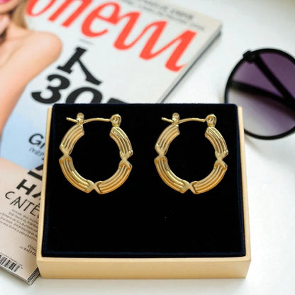 Sculpted Shine Hoops