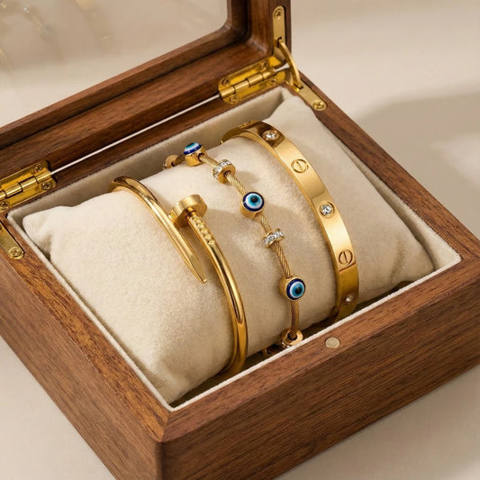 18KT Gold Plated Stack ‘Em Up Luxe