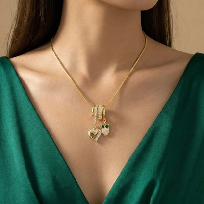 18KT Gold Plated Owl Love Charm