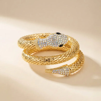Crystal Serpent Wrap Bracelet