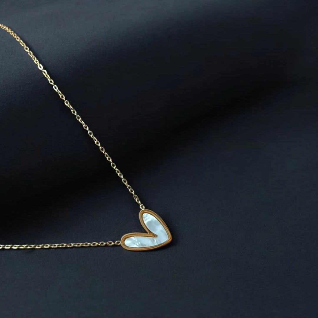 LoveGlow Anti-Tarnish Heart Necklace