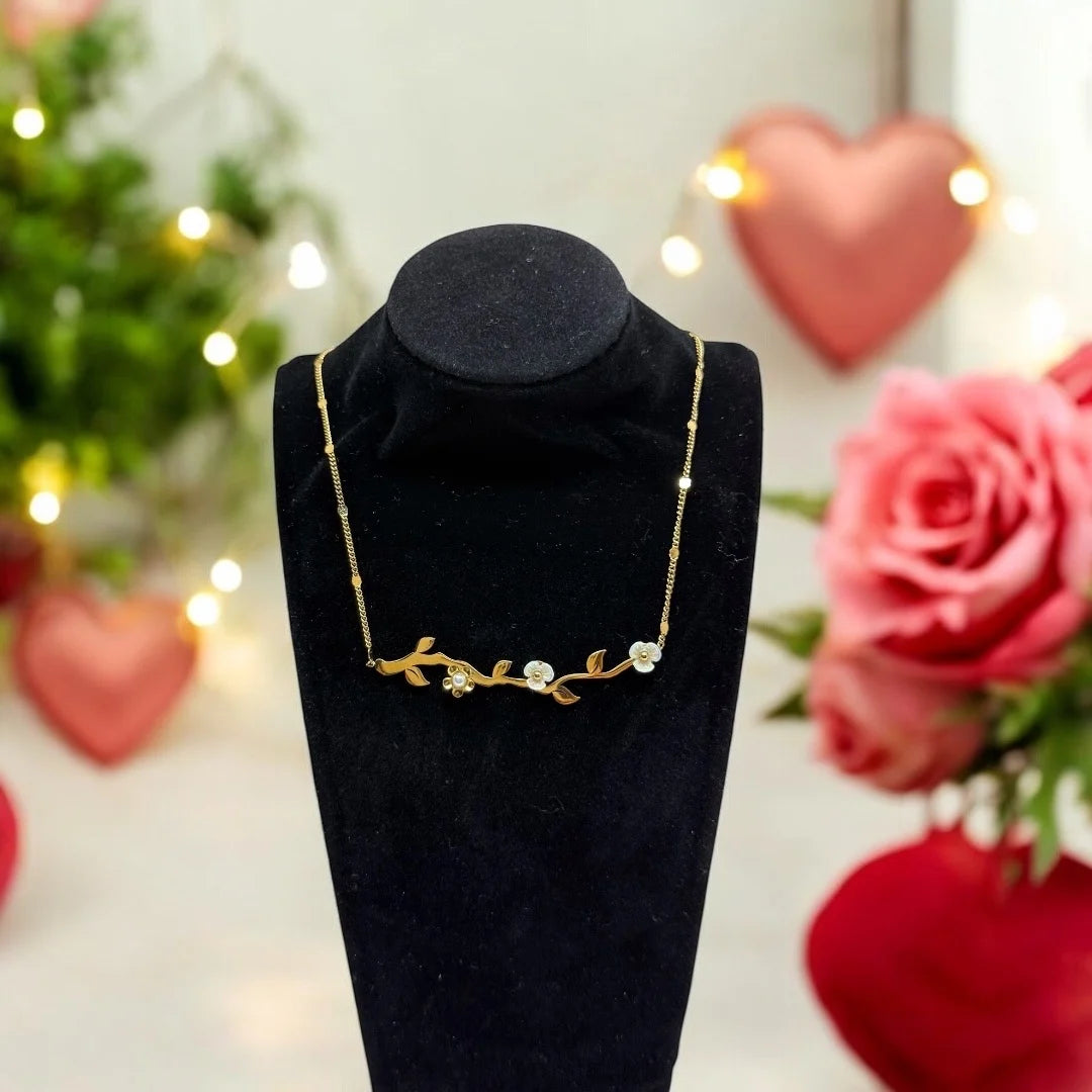 Blossom Branch Pendant Necklace