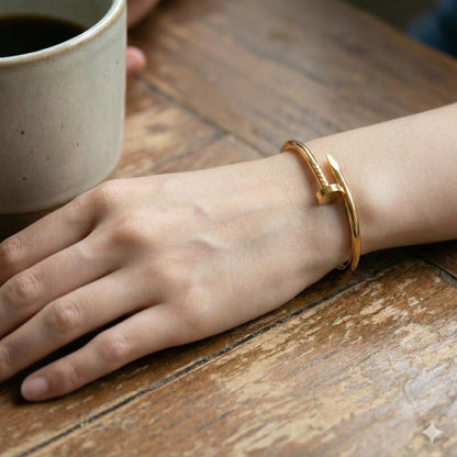 Minimal Luxe Nail Bracelet