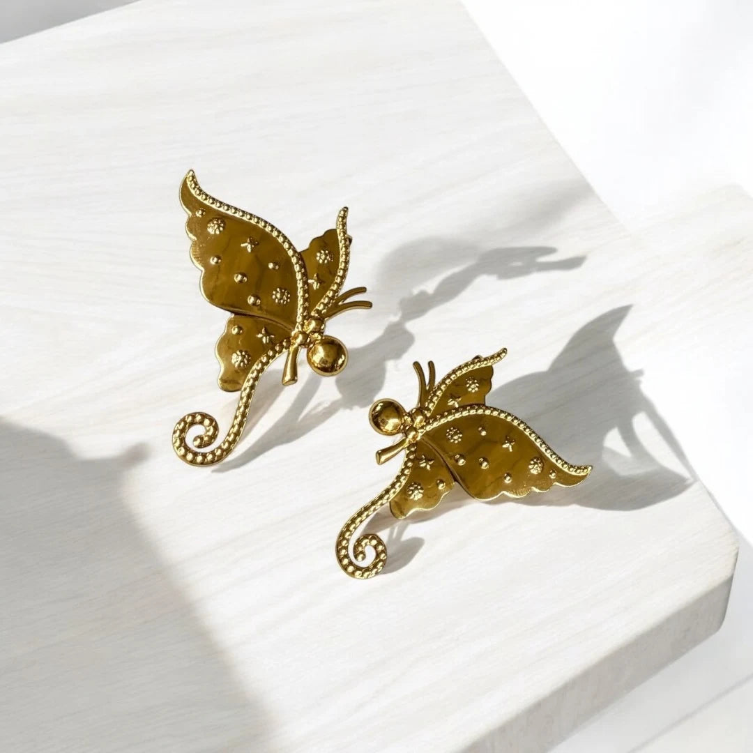Whimsical Butterfly Earrings – Anti-Tarnish & Lightweight