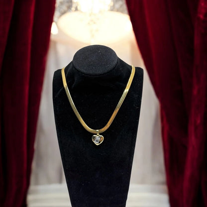 Bold Heart Luxe Pendant Necklace