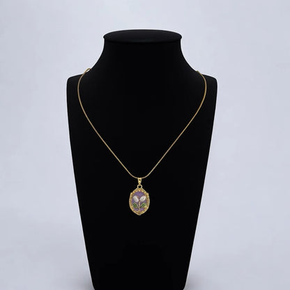 Vintage Pearl Blossom Pendant