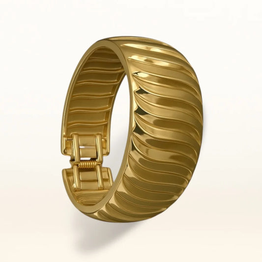 Bold Wave Luxe Bracelet Cuff