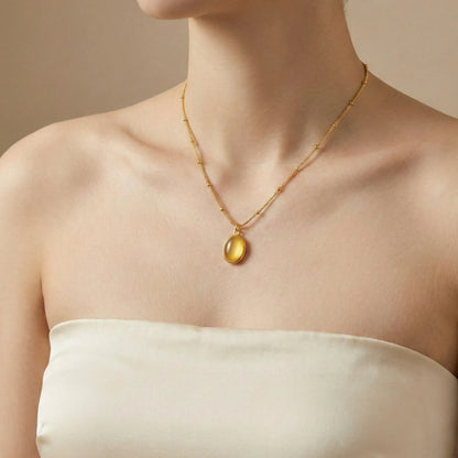 18KT Gold Plated Vintage Vibe Pendant