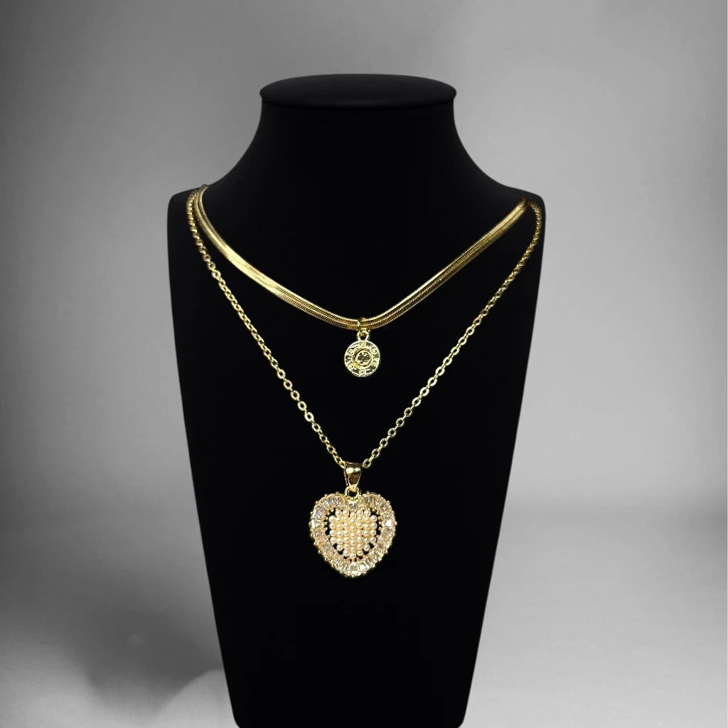 Heart of Royalty Layered Necklace