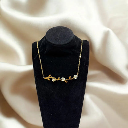 Blossom Branch Pendant Necklace