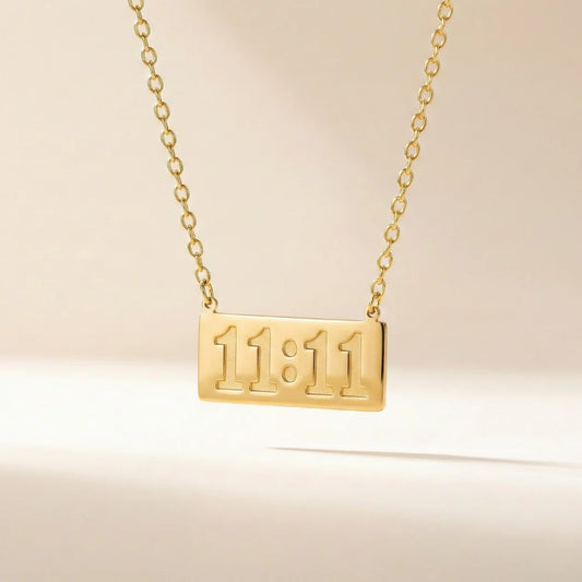 18KT Gold Plated 11:11 Manifest Necklace