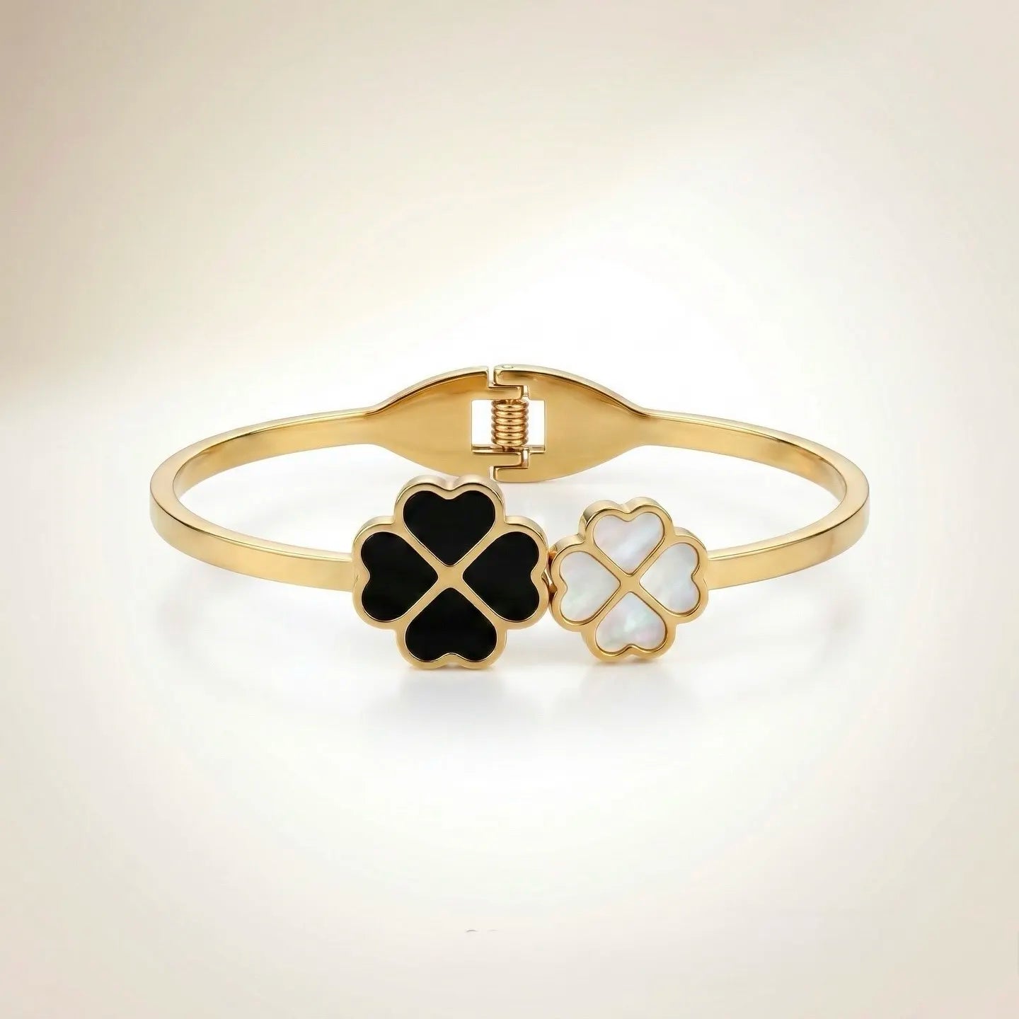 18Kt Gold Plated Luxe Double Clover Bracelet