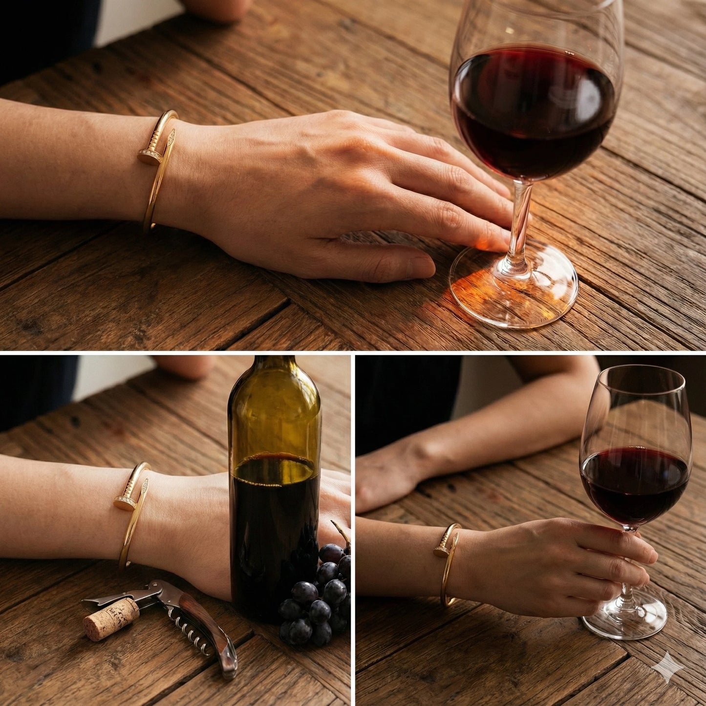 Luxe Stone Nail Bracelet