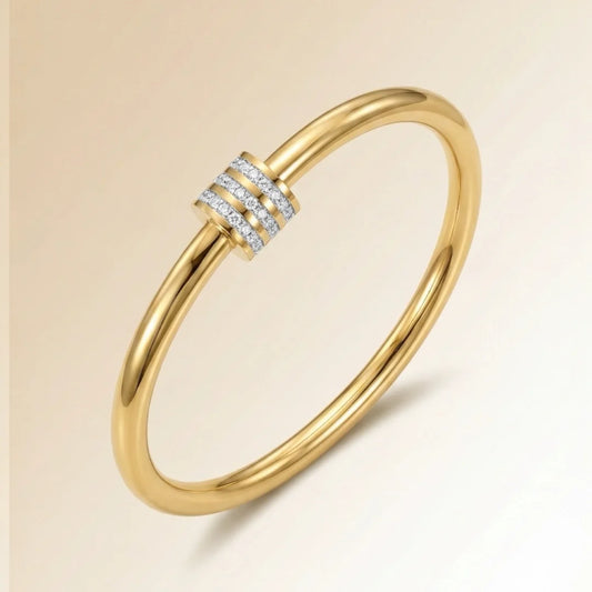 Luxe Cylinder Shine Bangle