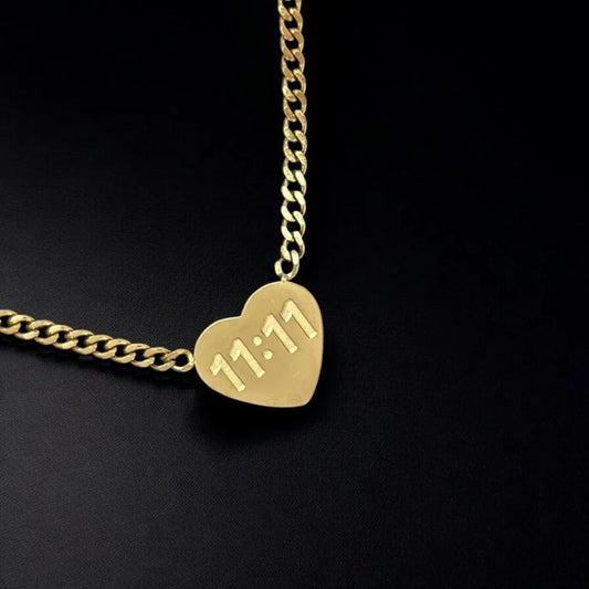 11:11 Wishmaker Heart Necklace