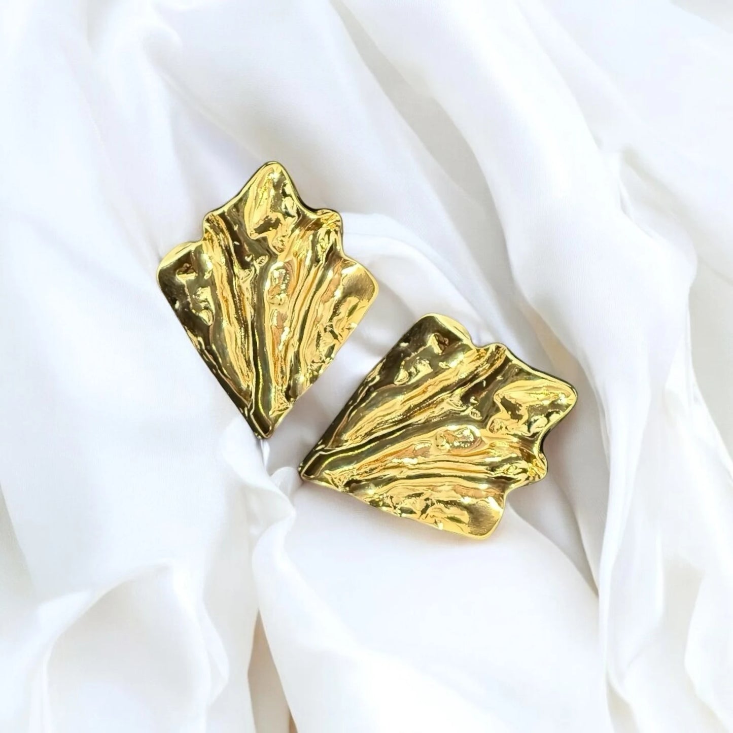 Bold Sculpted Earrings – Anti-Tarnish & Lightweight