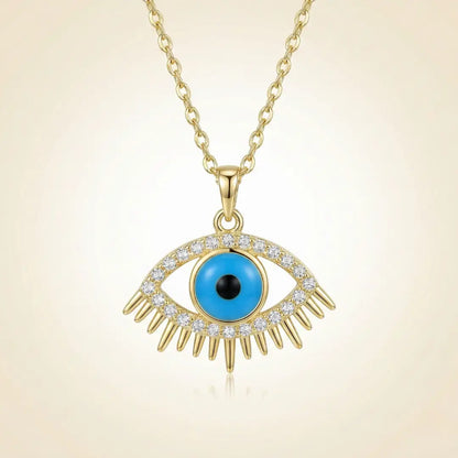 18KT Gold Plated Evil Eye Divine Gaze Pendant