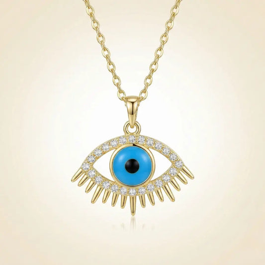 18KT Gold Plated Evil Eye Divine Gaze Pendant