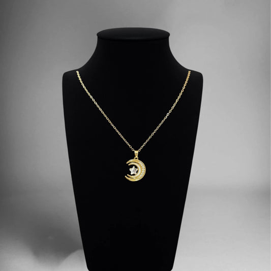 Celestial Dreams Moon Pendant