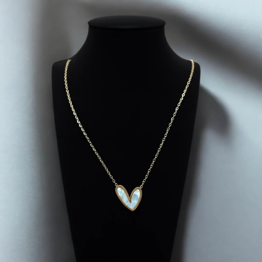 LoveGlow Anti-Tarnish Heart Necklace