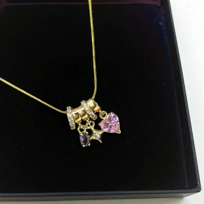 Pink Pulse Charm Pendant