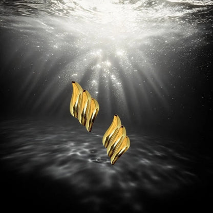 Wavy Swirl Studs – Stainless Steel | Jyarsh Exclusive