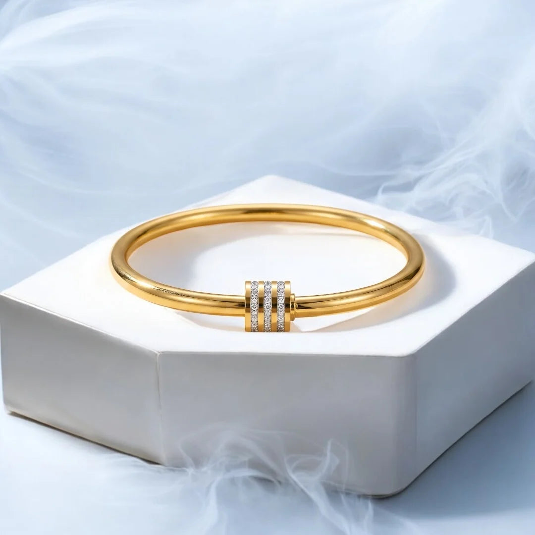 Luxe Cylinder Shine Bangle