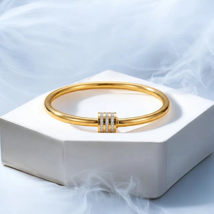 Luxe Cylinder Shine Bangle