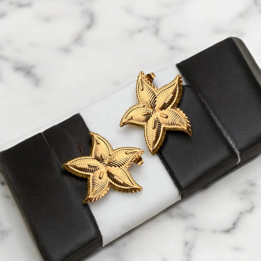 Ocean Charm Star Earrings - 18K Gold Plated & Waterproof
