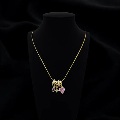 Pink Pulse Charm Pendant