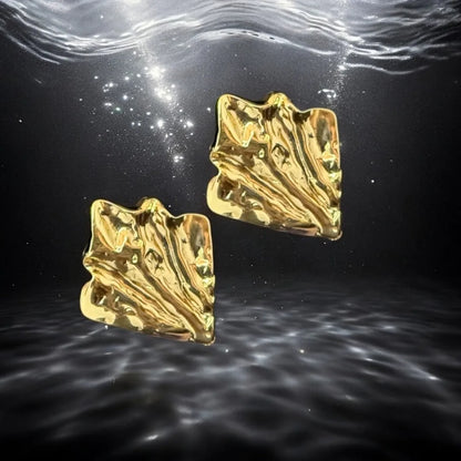 Bold Sculpted Earrings – Anti-Tarnish & Lightweight
