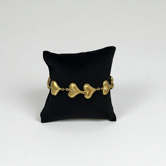 Golden Hearts Chain Bracelet