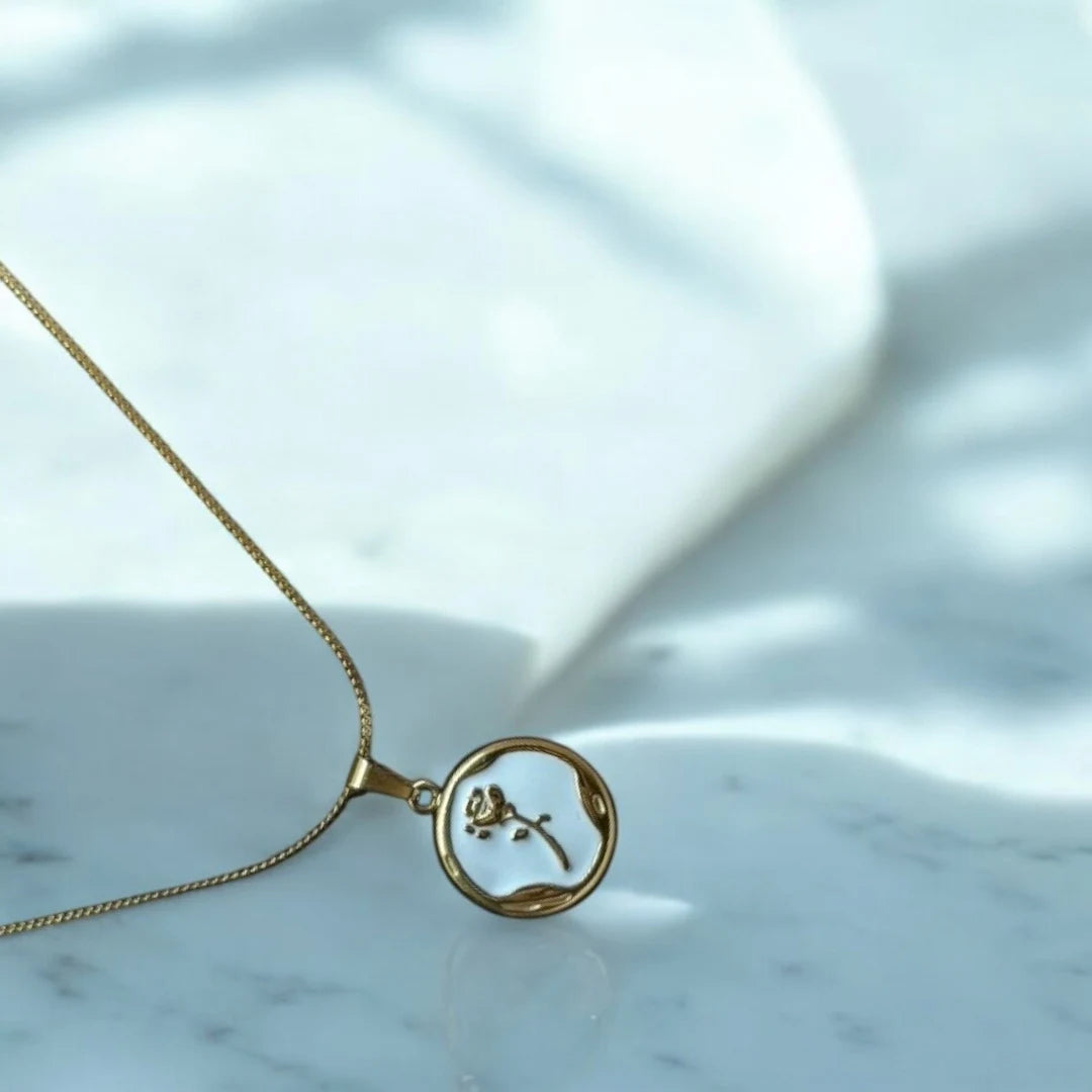 Floral Whisper Pendant Necklace