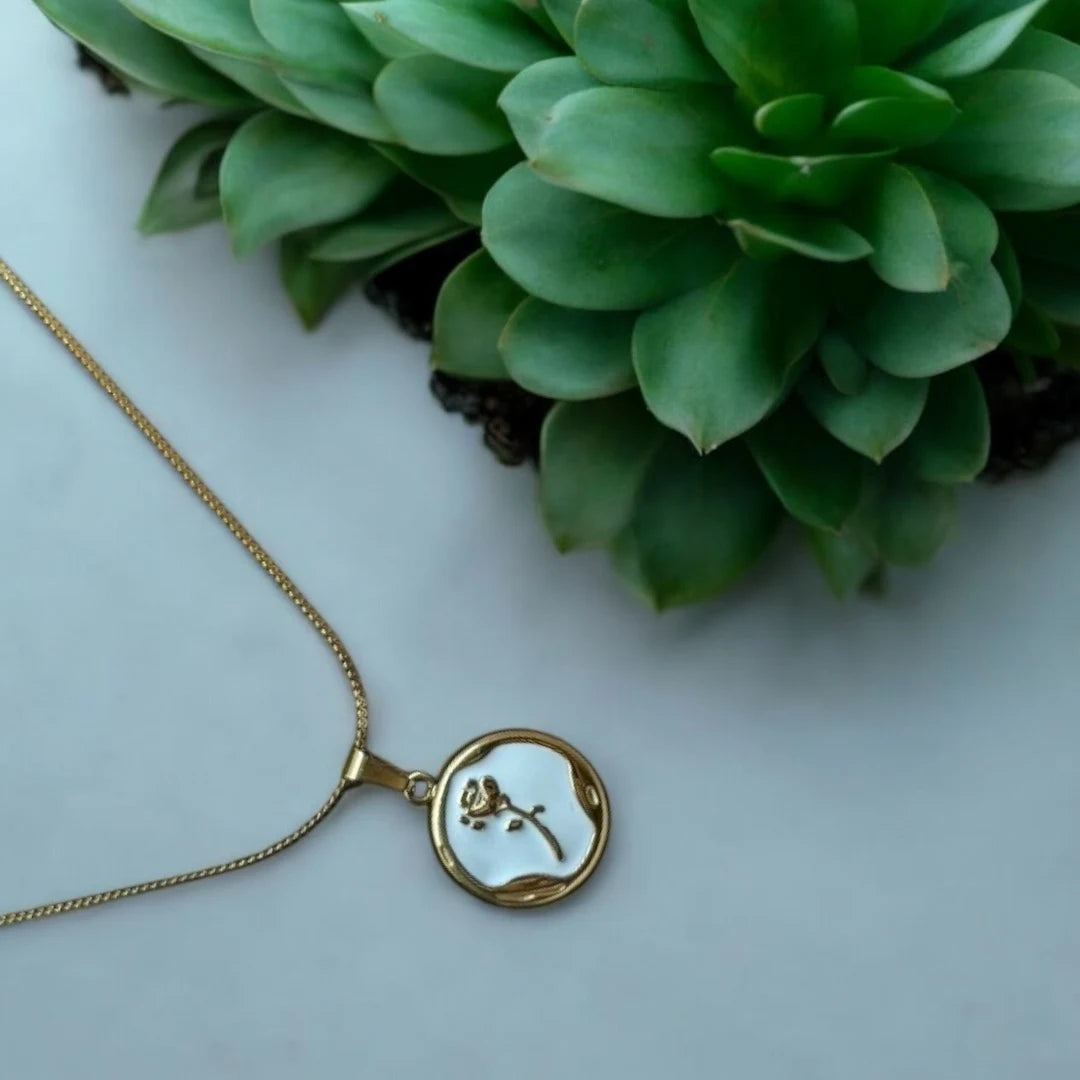 Floral Whisper Pendant Necklace